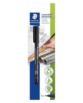 Staedtler Lumocolor Perm F 0,6mm Sort 1/Bk