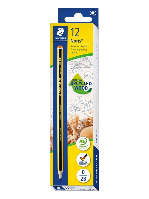 Staedtler NORIS BLYANT 2B, ÆSKE 12 STK