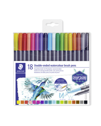Staedtler STAEDTLER Duo Aquarel Brush 18/Ass
