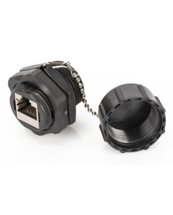 DIGITUS CAT 6 Keystone Bulkhead Couplers - Sort