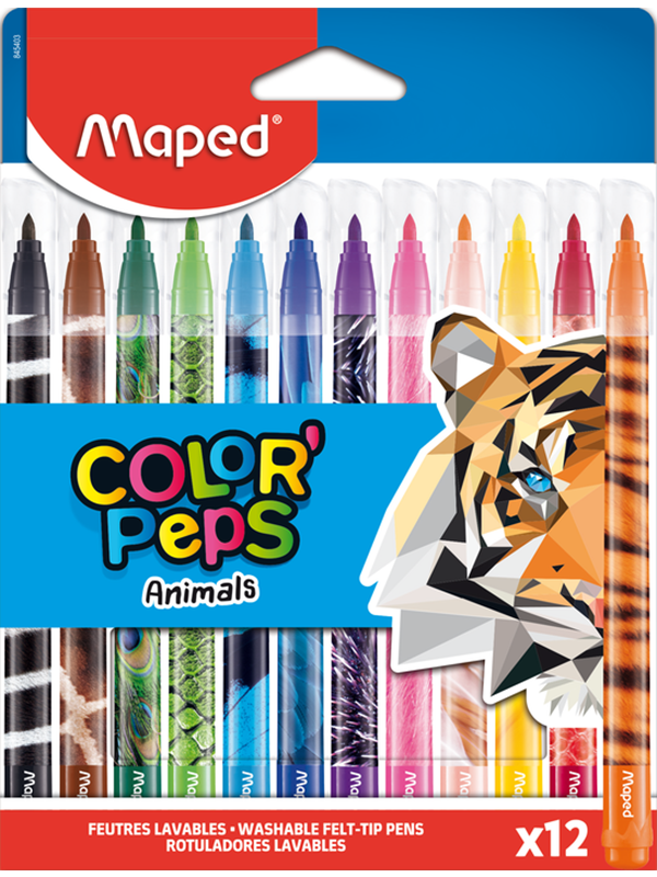 Maped Color'Peps Animals tusser x12