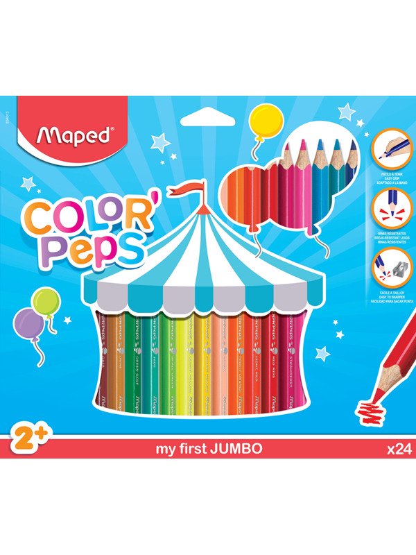 Maped Color'Peps My first Jumbo farveblyanter x24