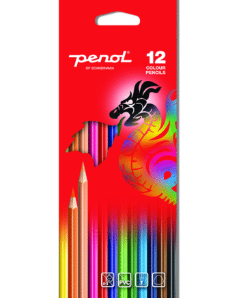Penol Farveblyanter x12