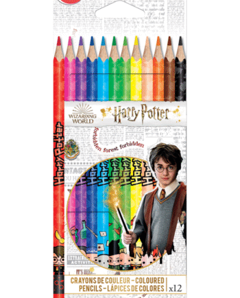 Harry Potter Farveblyanter, æske m. 12 ass.