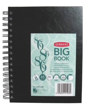 Derwent A5 Big Book wireindbundet