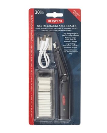 Derwent Elektrisk viskelæder, genopladeligt med USB lader