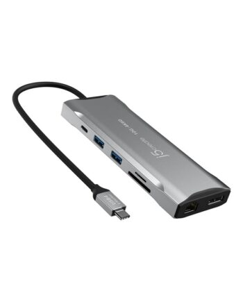 j5create 11-in-1 USB-C Triple-Monitor Dock (with Ethernet and 100W PD)