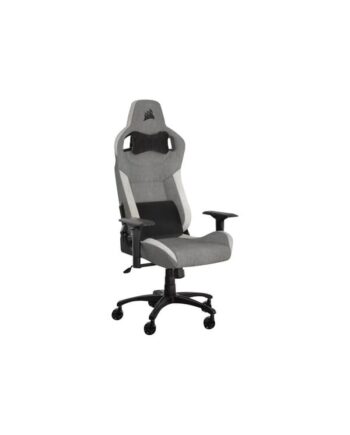 Corsair T3 RUSH - gaming chair - fabric - grey white Gamer Stol - Stof - Op til 120 kg