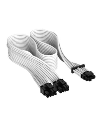 Corsair Premium individually sleeved 12VHPWR - Hvid