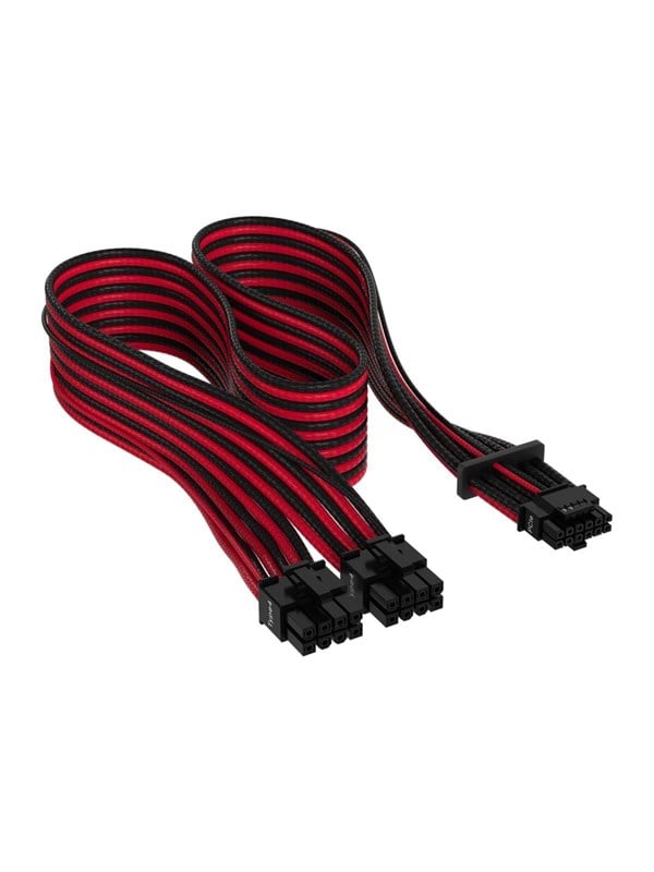 Corsair Premium individually sleeved 12VHPWR - Sort / Rød