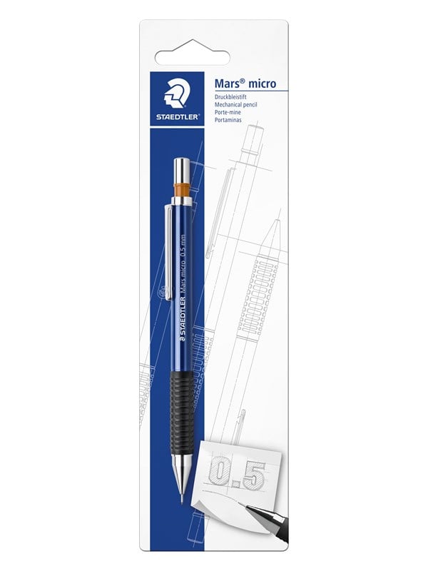 Staedtler Mars Micro Pencil 0,5mm Blå/Bk