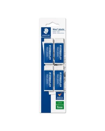 Staedtler Mars Plastic viskelæder 65x23x13mm 4/Bk