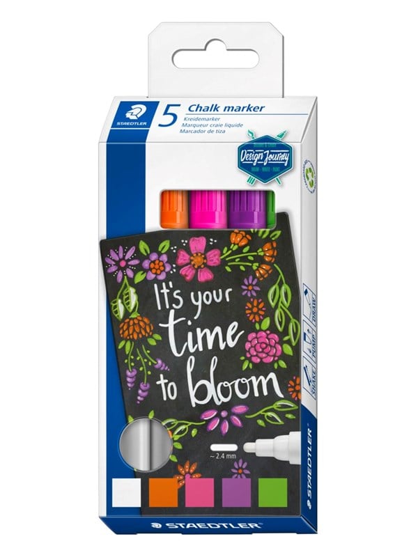 Staedtler Lumocolor Kridtmarker 5stk/ass