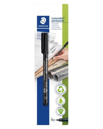 Staedtler Lumocolor Perm M 1,0mm Sort 1/Bk