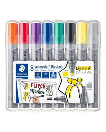 Staedtler Lumocolor Flip C-Marker 8/ass boks