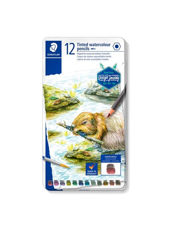 Staedtler Farveblyant Akv. 12 Stk 100% PEFC