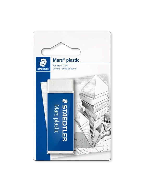 Staedtler Mars Plastic viskelæder 65x23x13mm 1/Bk