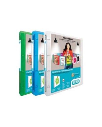 Oxford ELBA Polyvision - presentation ring binder - for A4 - capacity: 100 sheets - transparent white