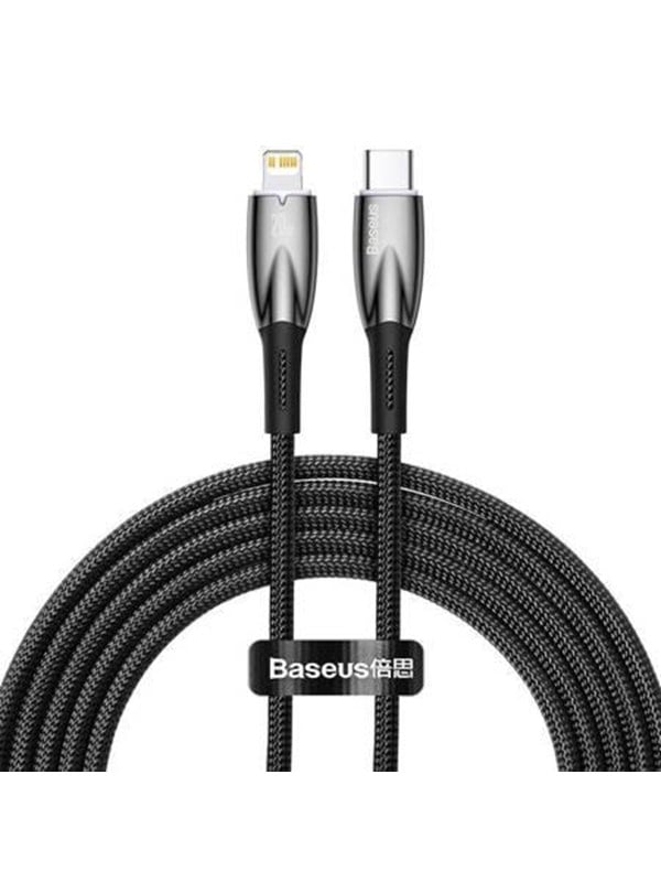 Baseus USB-C cable for Lightning Glimmer Series 20W 2m (Black)