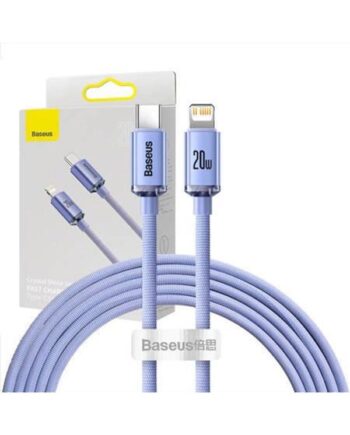 Baseus Crystal cable USB-C to Lightning 20W PD 2m (violet)