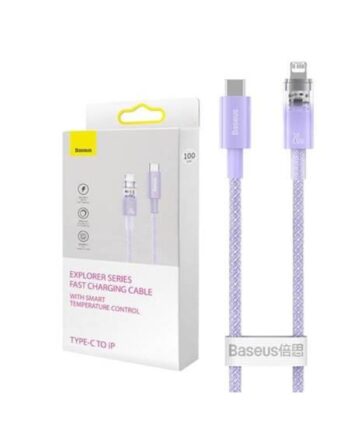 Baseus Fast Charging cable  USB-C to Lightning Explorer Series 1m 20W (purple)