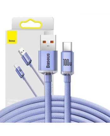 Baseus Crystal Shine cable USB to USB-C 100W 2m (purple)