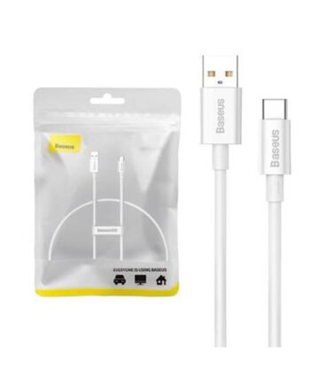 Baseus Cable USB do USB-C  Superior 100W 0.25m (white)