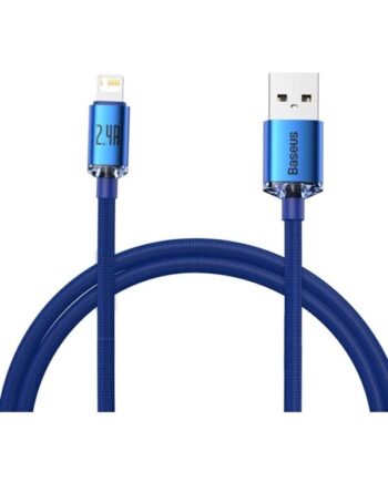 Baseus Crystal Shine cable USB to Lightning 2.4A 1.2m (blue)