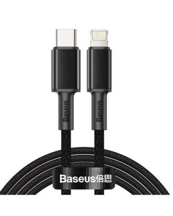 Baseus High Density Braided Cable Type-C to Lightning PD 20W 2m (Black)
