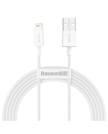 Baseus Superior Series Cable USB to Lightning 2.4A 0.25m (white)