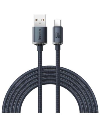 Baseus Crystal Shine cable USB to USB-C 100W 2m (black)