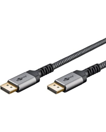 Pro Displayport 1.4 Sleeved - 1m - Sort