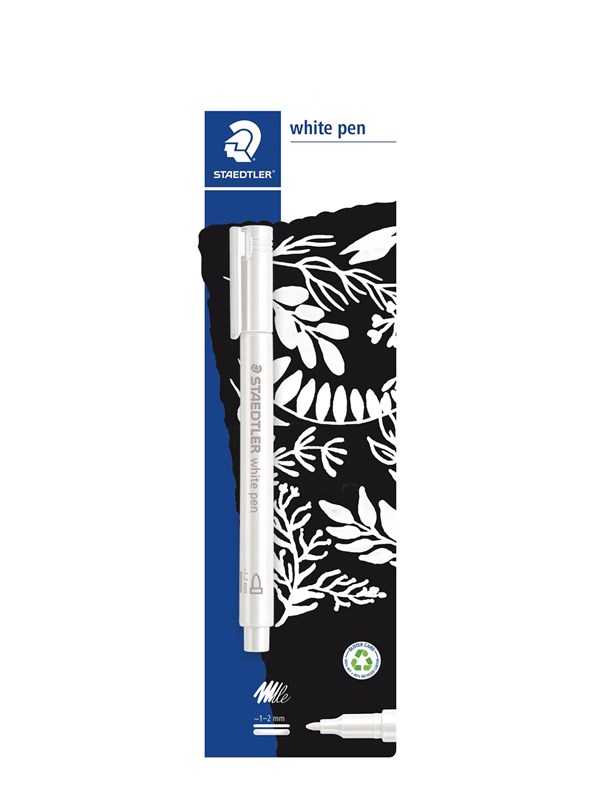 Staedtler STAEDTLER Marker Hvid 1/Bk
