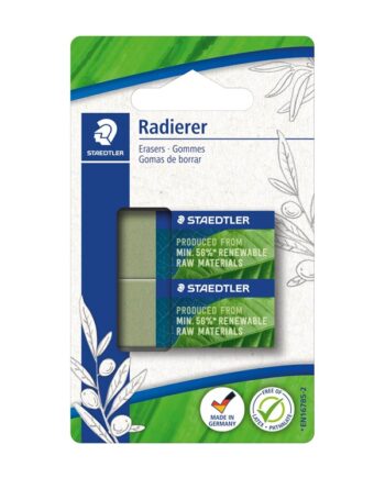 Staedtler Viskelæder 526 83, 56% genanvendt materiale