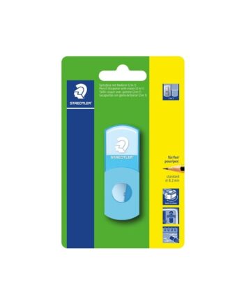 Staedtler Blyantspidser m. viskel. Neon Tur Bk