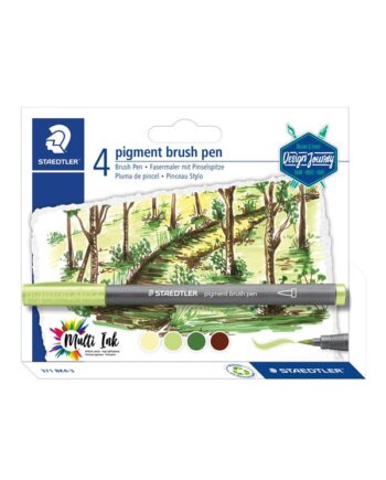 Staedtler Brush Pen DJ "Skov" 4 stk/ass Bk