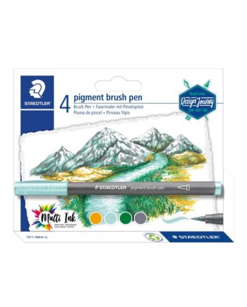 Staedtler Brush Pen DJ "Sø" 4 stk/ass Bk