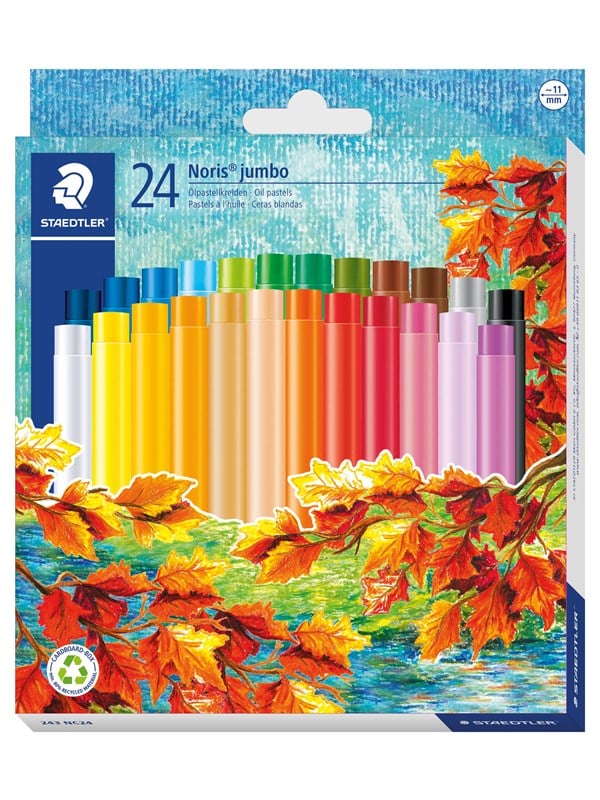 Staedtler Jumbo Oliepastelfarve 11mm 24 Ass.