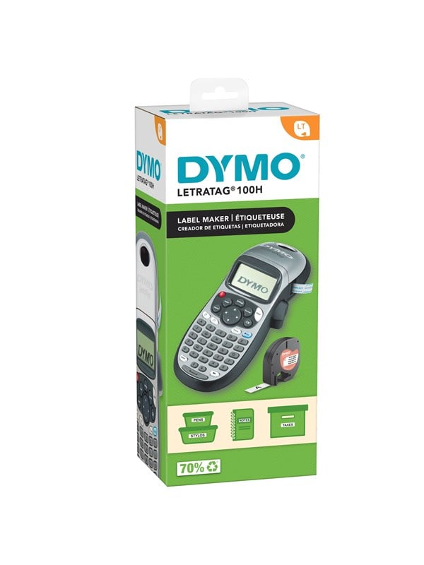 DYMO LetraTag LT-100H håndholdt etiketmaskine | batterier medfølger