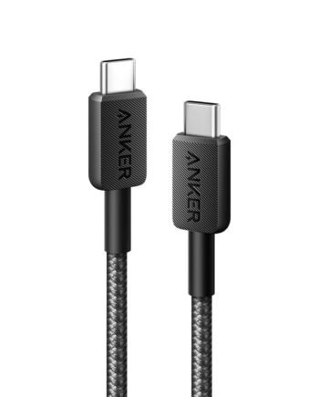 Anker 322 USB-C to USB-C Nylon cable - 1.8m - Black