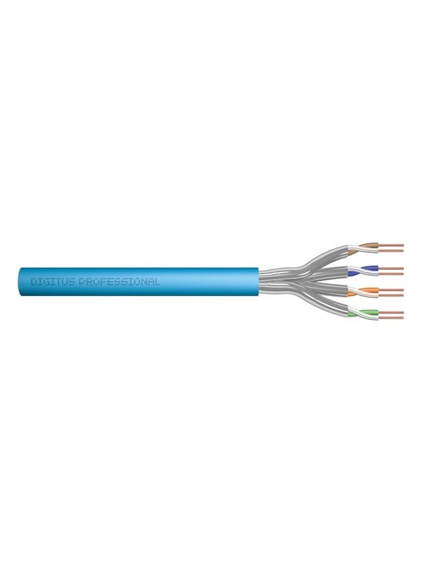 DIGITUS CAT 6A S-FTP - 100m - Blå - 100 meter