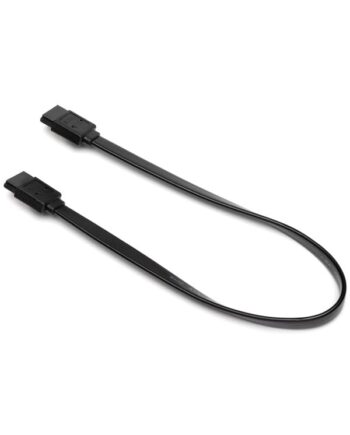 DUTZO SATA kabel - Sort - 0.3 m - Lige stik