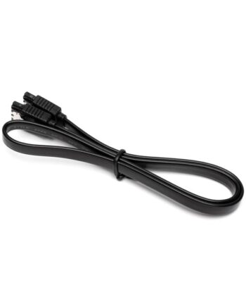 DUTZO SATA kabel - Sort - 0.5 m - Lige stik