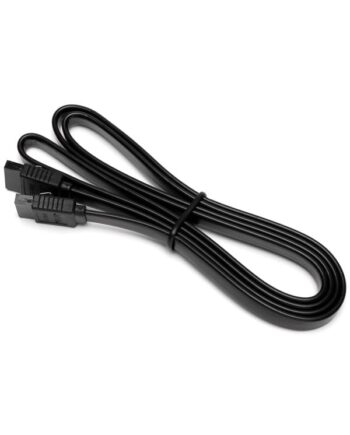 DUTZO SATA kabel - Sort - 1 m - Lige stik