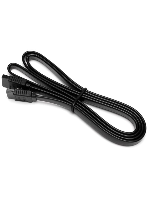 DUTZO SATA kabel - Sort - 1 m - Lige stik