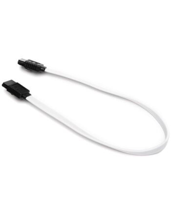 DUTZO SATA kabel - Hvid - 0.3 m - Lige stik