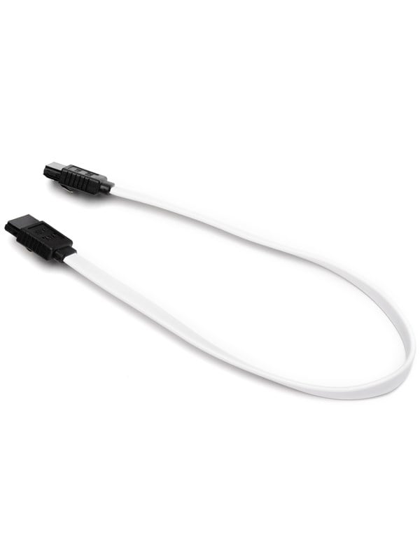 DUTZO SATA kabel - Hvid - 0.3 m - Lige stik
