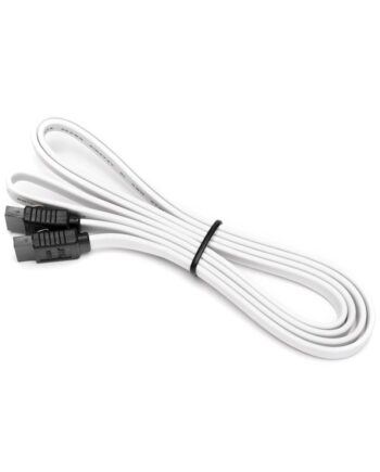 DUTZO SATA kabel - Hvid - 1 m - Lige stik