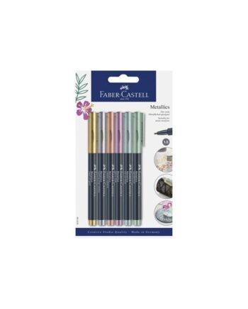 Faber-Castell - Metallics Marker 6 pc (160706)