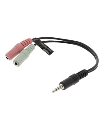 Nedis Valueline Polybag headset adapter - 20 cm